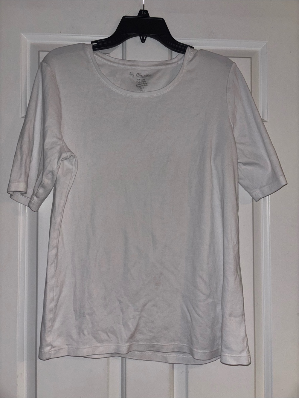 Chico's White Short Sleeve Tee